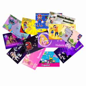 GRATIS - Etiquetas personalizadas para cuadernos y libros