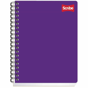 Cuaderno profesional espiral reforzado cuadro grande 100 hojas