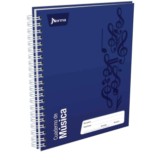 Cuaderno profesional espiral reforzado pautado/raya 100 hojas