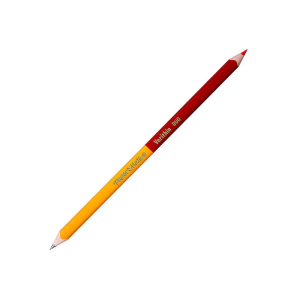 Lápiz duo rojo triangular