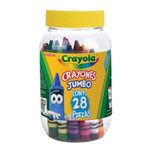 Bote de crayones jumbo 28pz Crayola