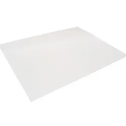 Pliego de cartulina blanca