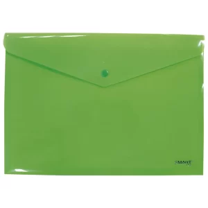 Sobre de plastico tamaño carta con boton