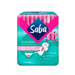 Toallas sanitarias paquete 10 pz