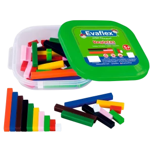 Juego de regletas Cuisenaire de plástico