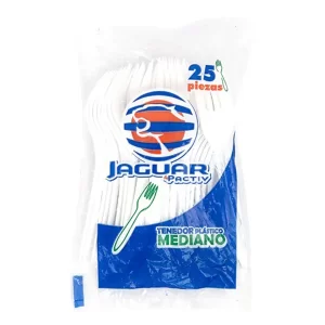 Tenedor desechable chico 25pz