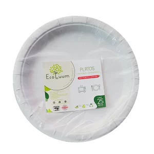 Paquete de plato de cartón pastelero 25pz