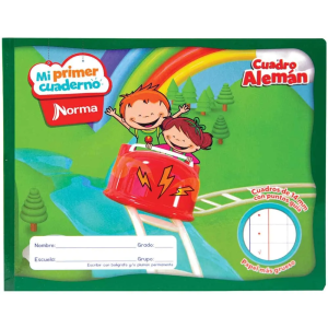 Cuaderno forma Italiana Norma Mi Primer Cuaderno cuadro Aleman