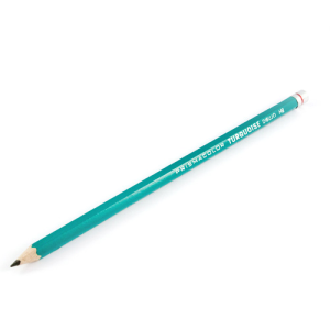 Lapiz turquesa HB para dibujo