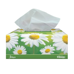 Pañuelos desechables Kleenex 100 hojas triples